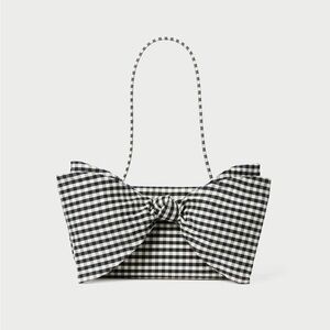Loeffler Randall Valerie Gingham Bow Bag